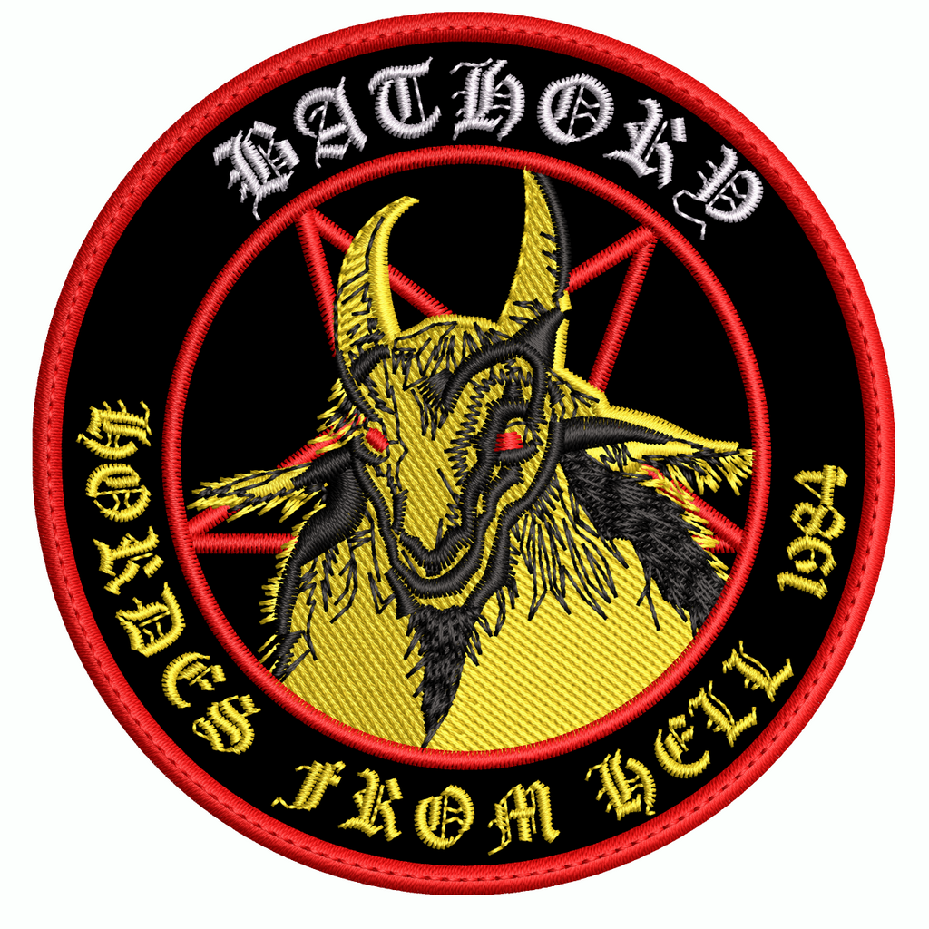 Parche Bordado BATHORY Black Metal