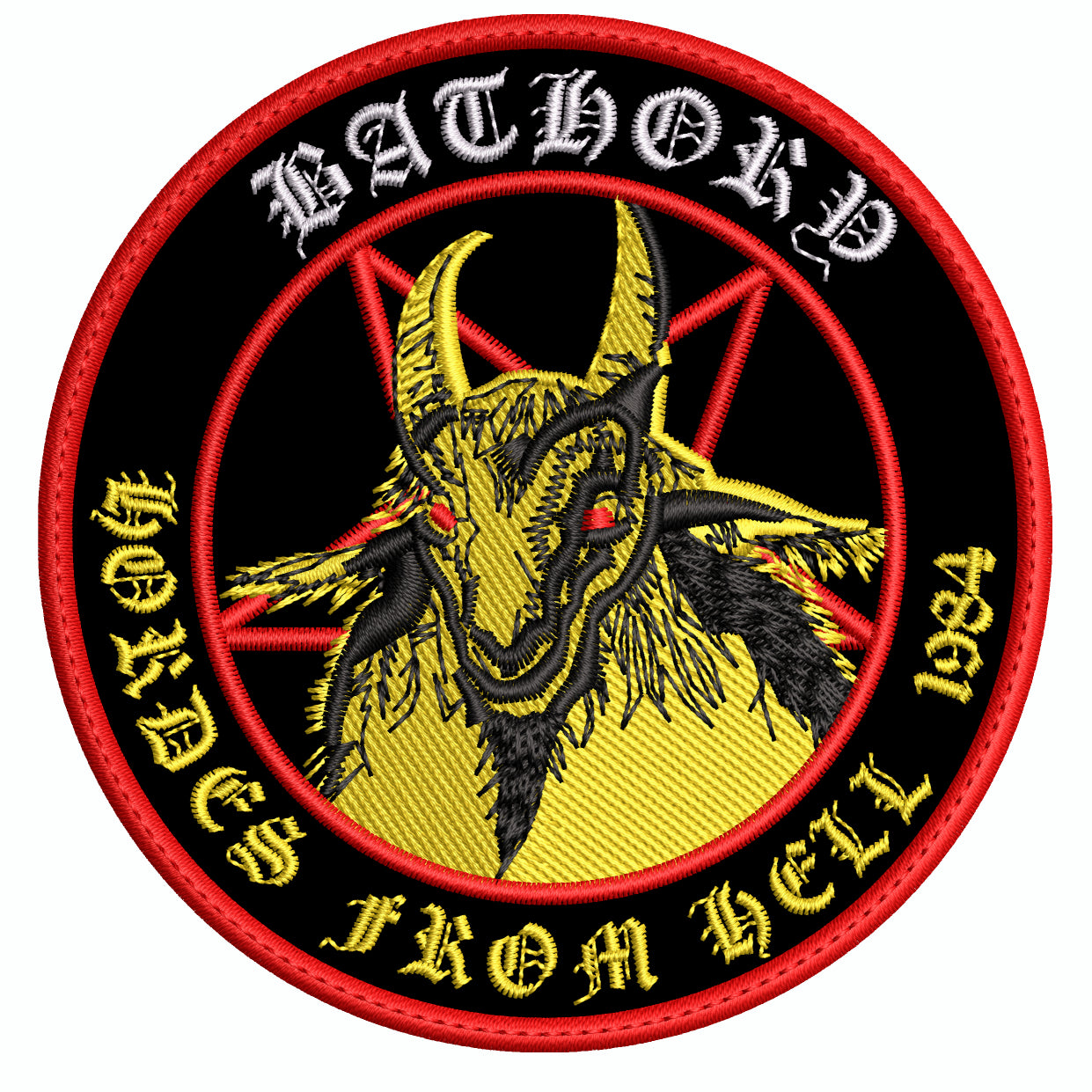 Parche Bordado BATHORY Black Metal