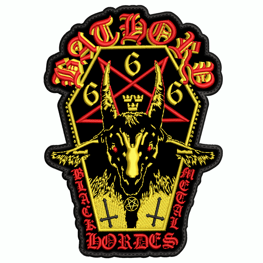 Parche Bordado BATHORY 666 Black Metal