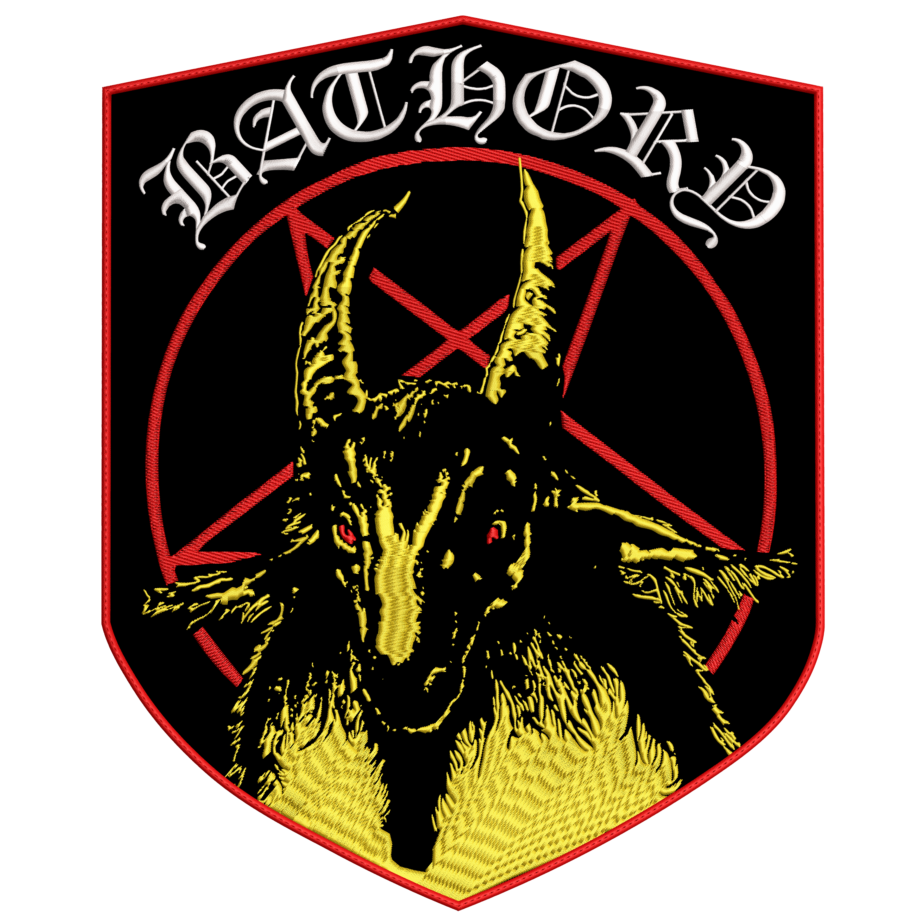 Espaldera Bordada BATHORY Black Metal