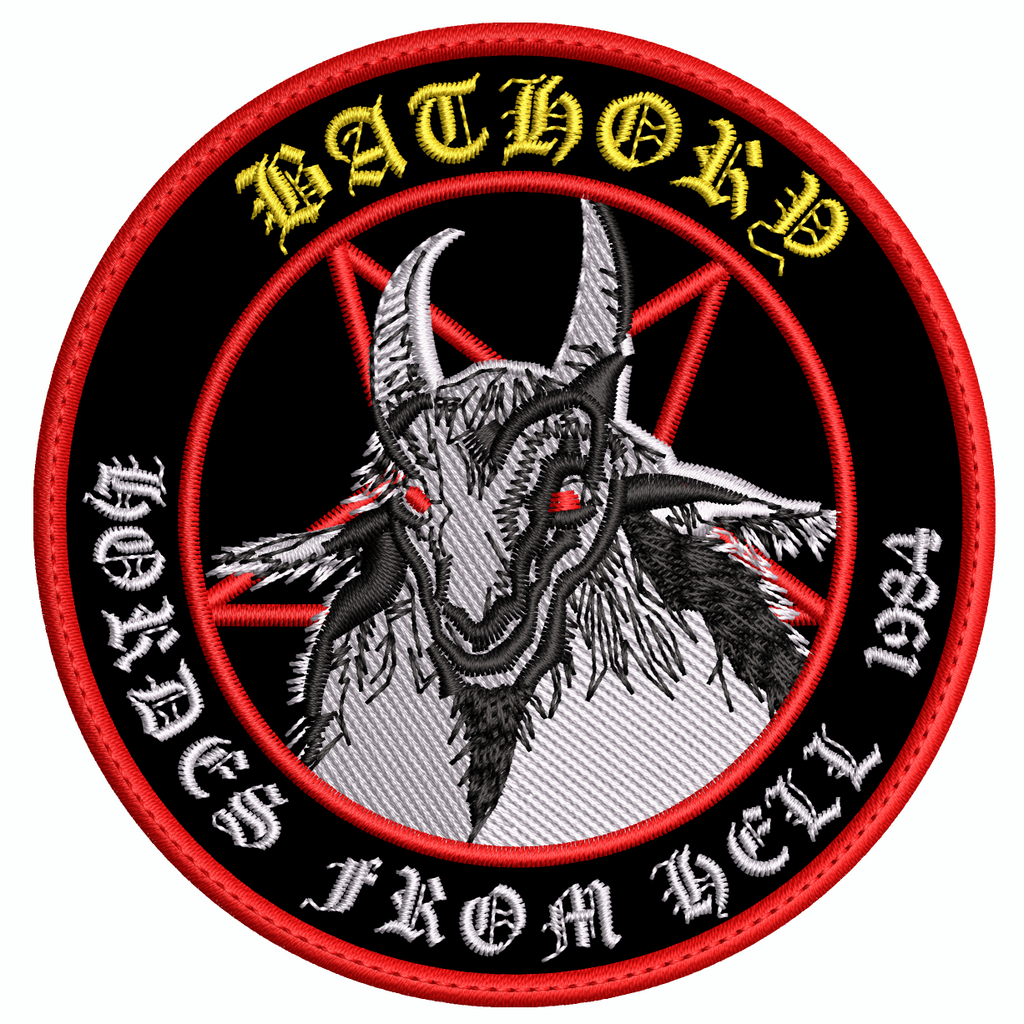 Parche Bordado BATHORY Black Metal
