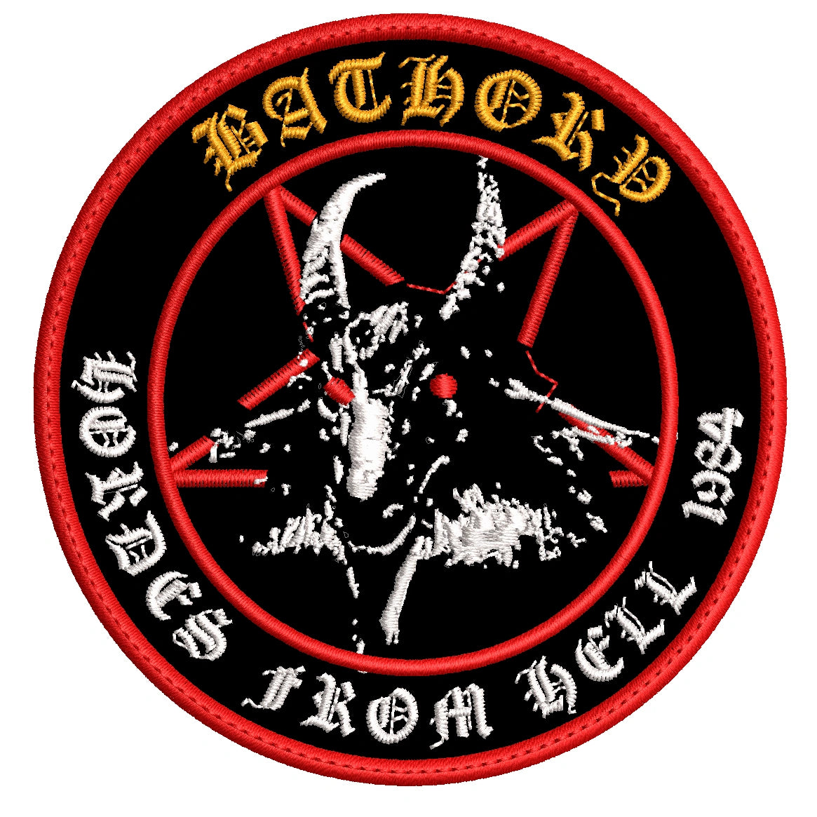 Parche Bordado BATHORY Black Metal