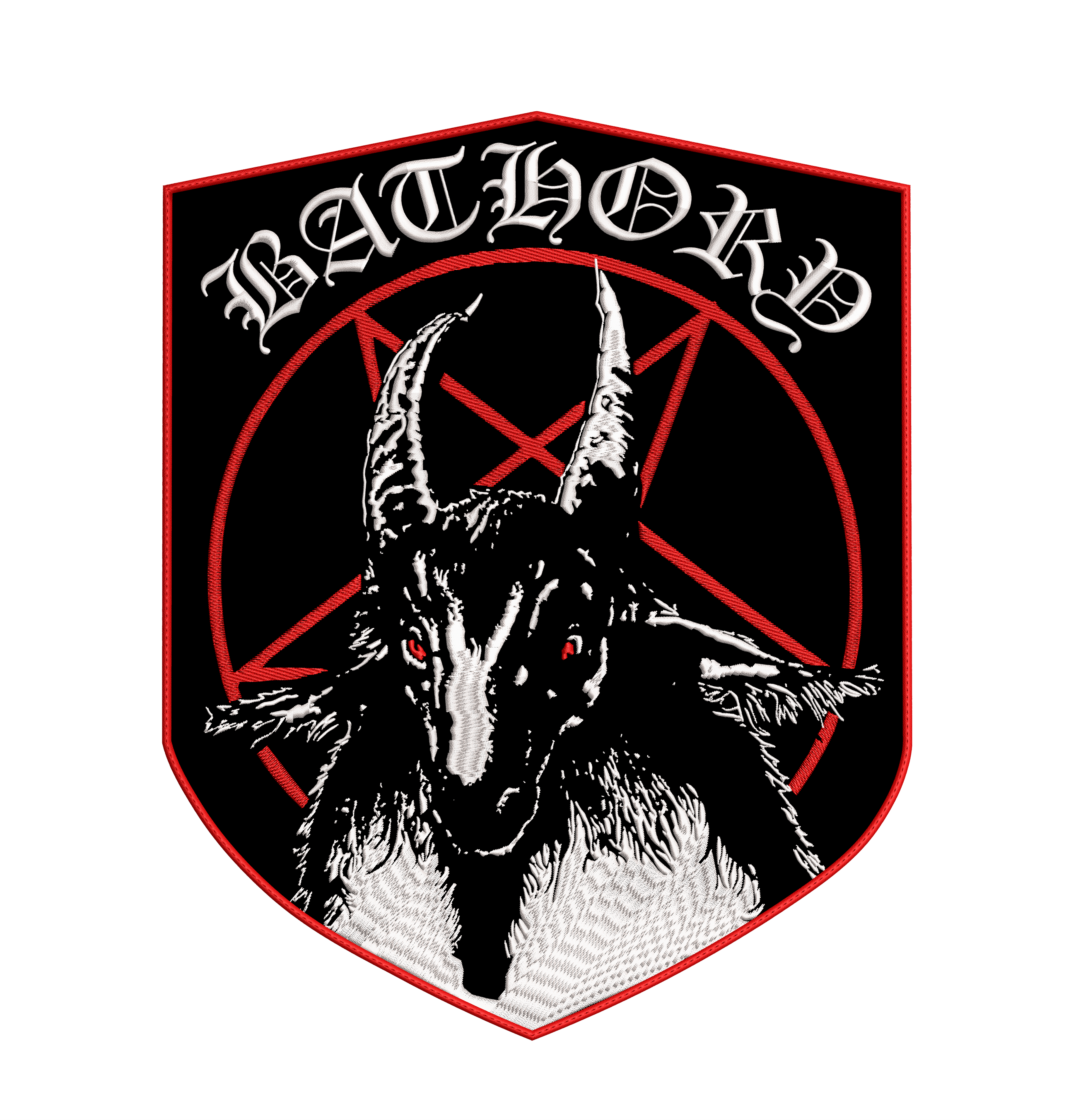 Espaldera Bordada BATHORY Black Metal