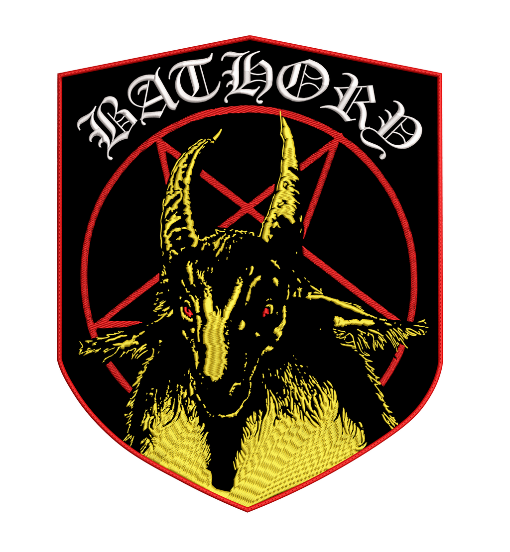 Espaldera Bordada BATHORY Black Metal