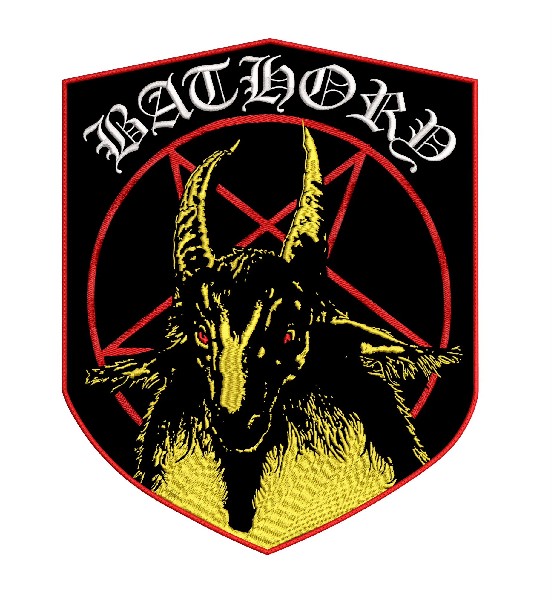 Espaldera Bordada BATHORY Black Metal