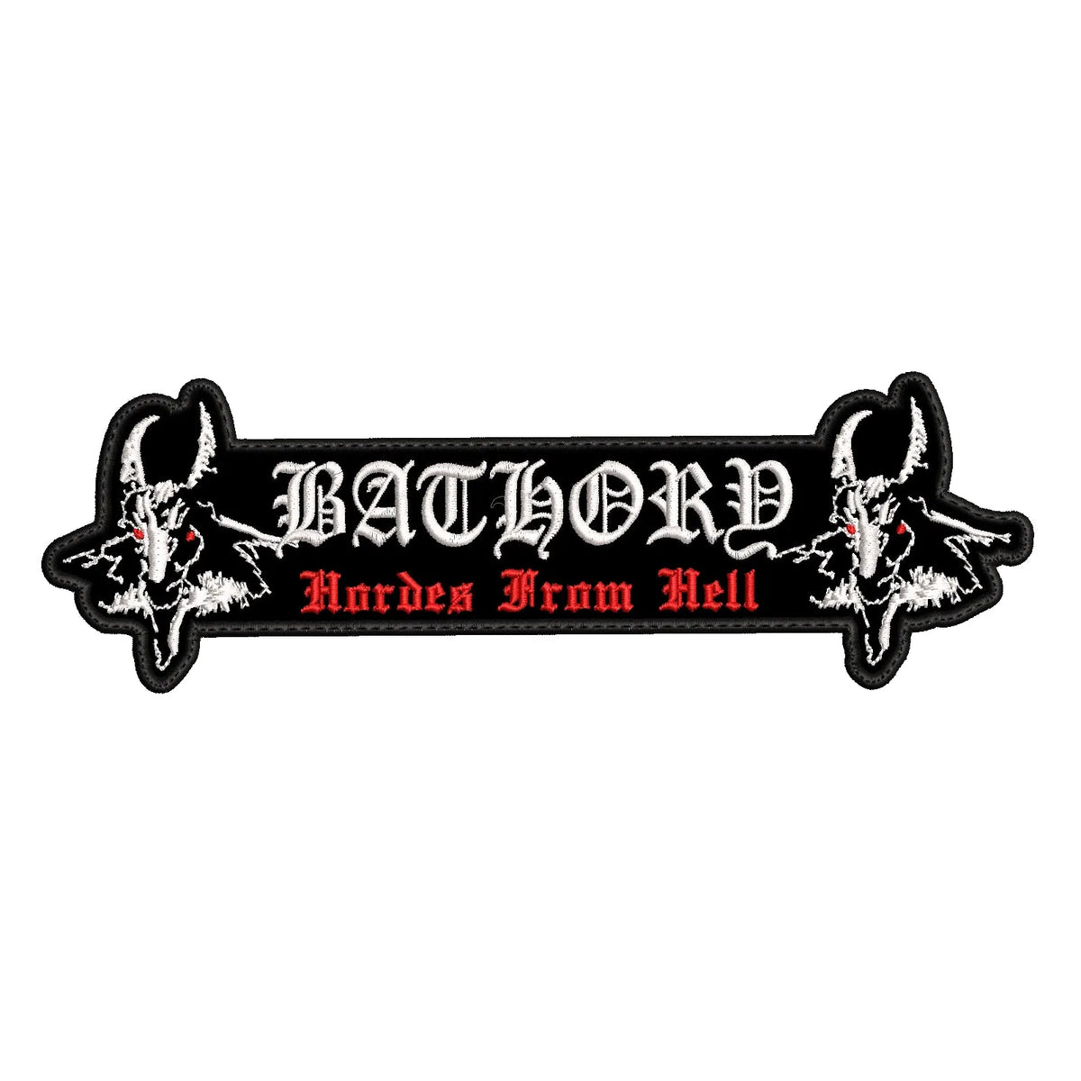 Parche Bordado BATHORY Goat Black Metal