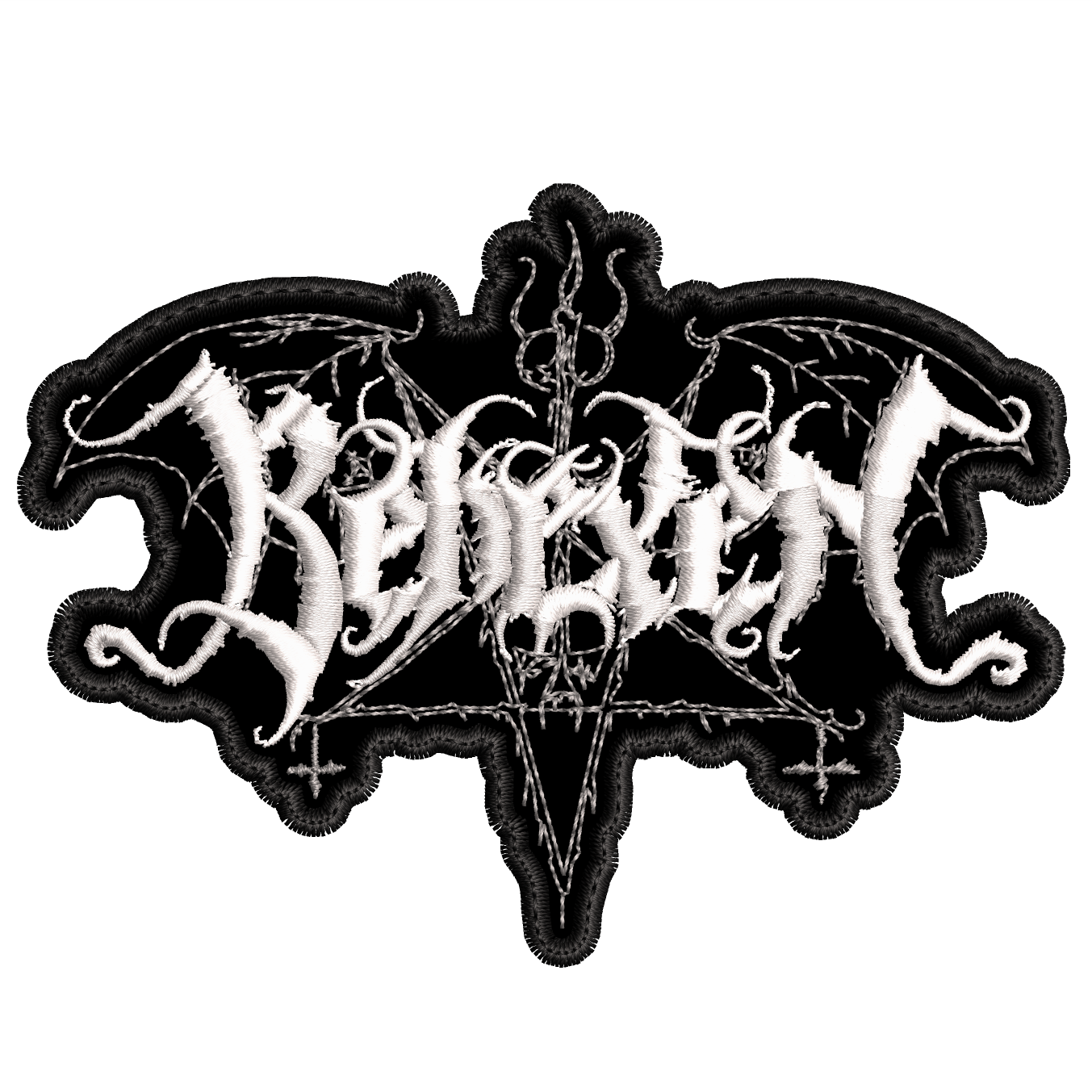 Parche Bordado BEHENEX Black Metal