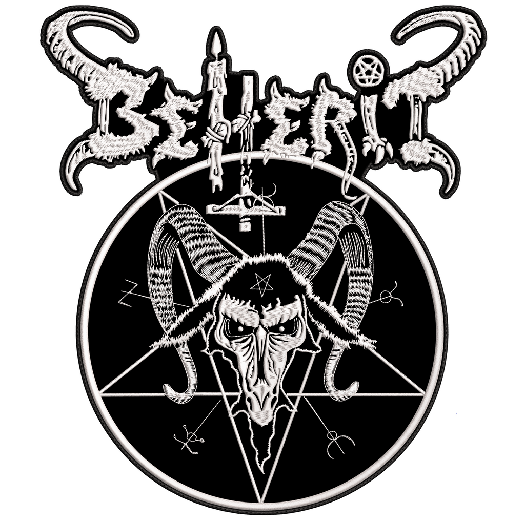 Espaldera Bordada BEHERIT Black Metal