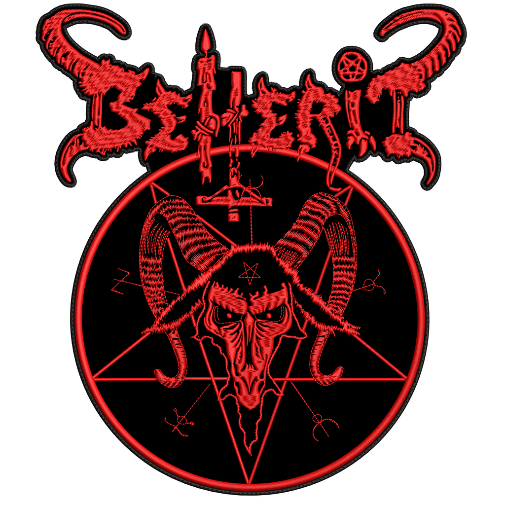 Espaldera Bordada BEHERIT Black Metal