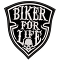Parche Bordado BIKER FOR LIFE