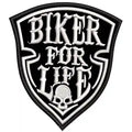 Parche Bordado Mini BIKER FOR LIFE