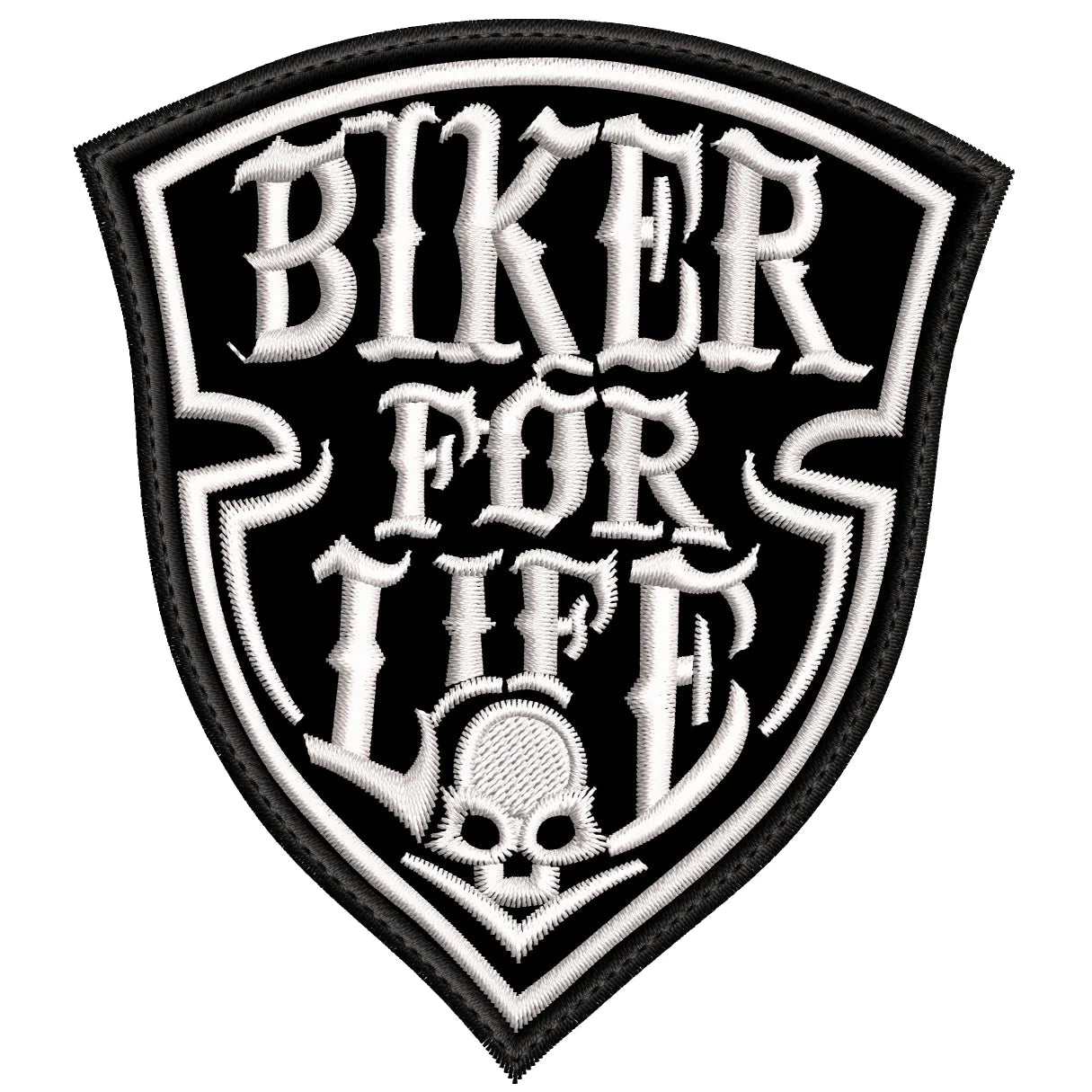 Parche Bordado BIKER FOR LIFE