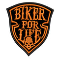 Parche Bordado BIKER FOR LIFE