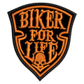 Parche Bordado Mini BIKER FOR LIFE
