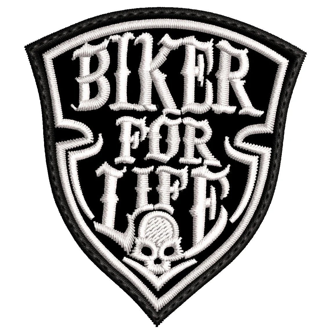 Parche Bordado Mini BIKER FOR LIFE