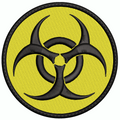 Parche Bordado BIOHAZARD Metal