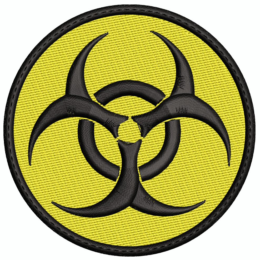 Parche Bordado BIOHAZARD Metal