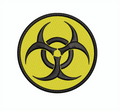 Parche Bordado BIOHAZARD Metal