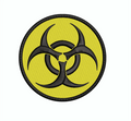 Parche Bordado BIOHAZARD Metal