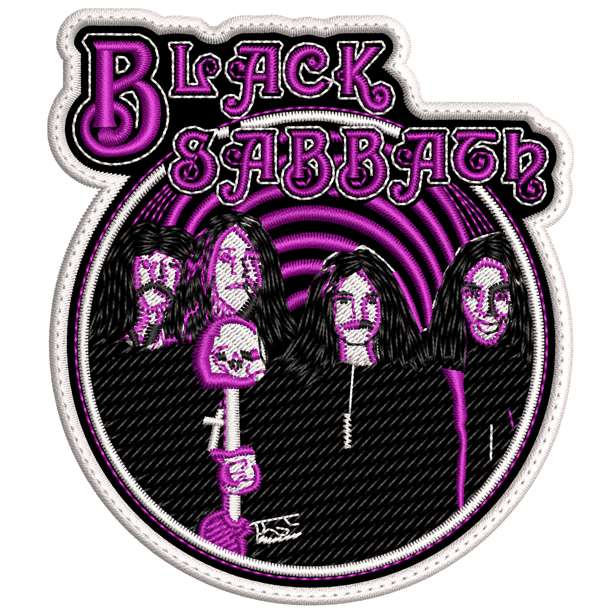 Parche Bordado BLACK SABBATH Heavy Metal