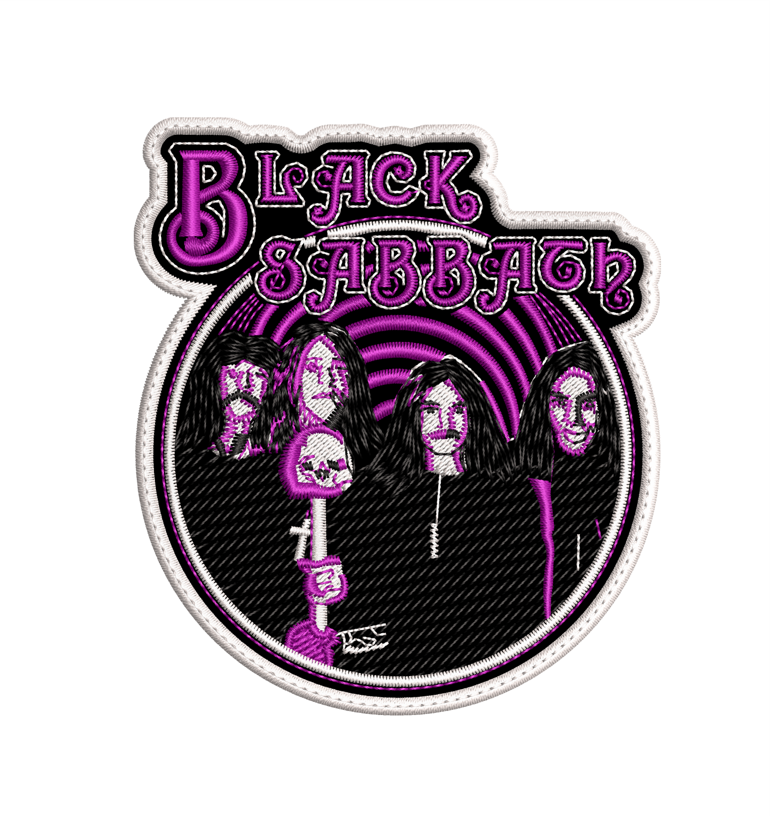 Parche Bordado BLACK SABBATH Heavy Metal