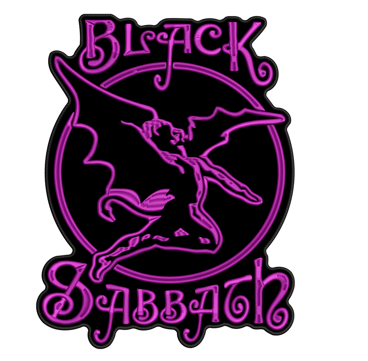 Espaldera Bordada BLACK SABBATH Heavy Metal