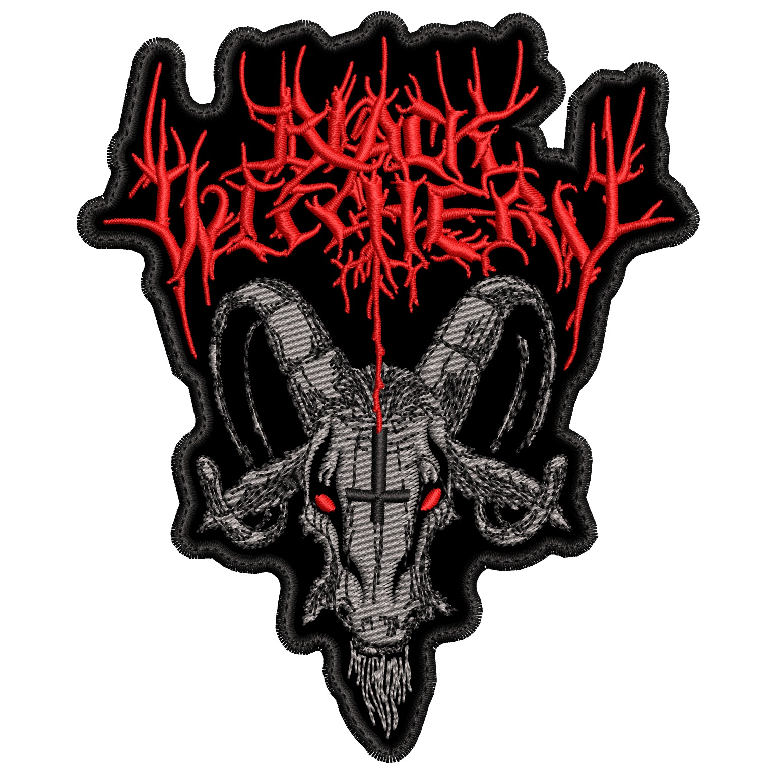 Parche Bordado BLACK WITCHERY Death Metal