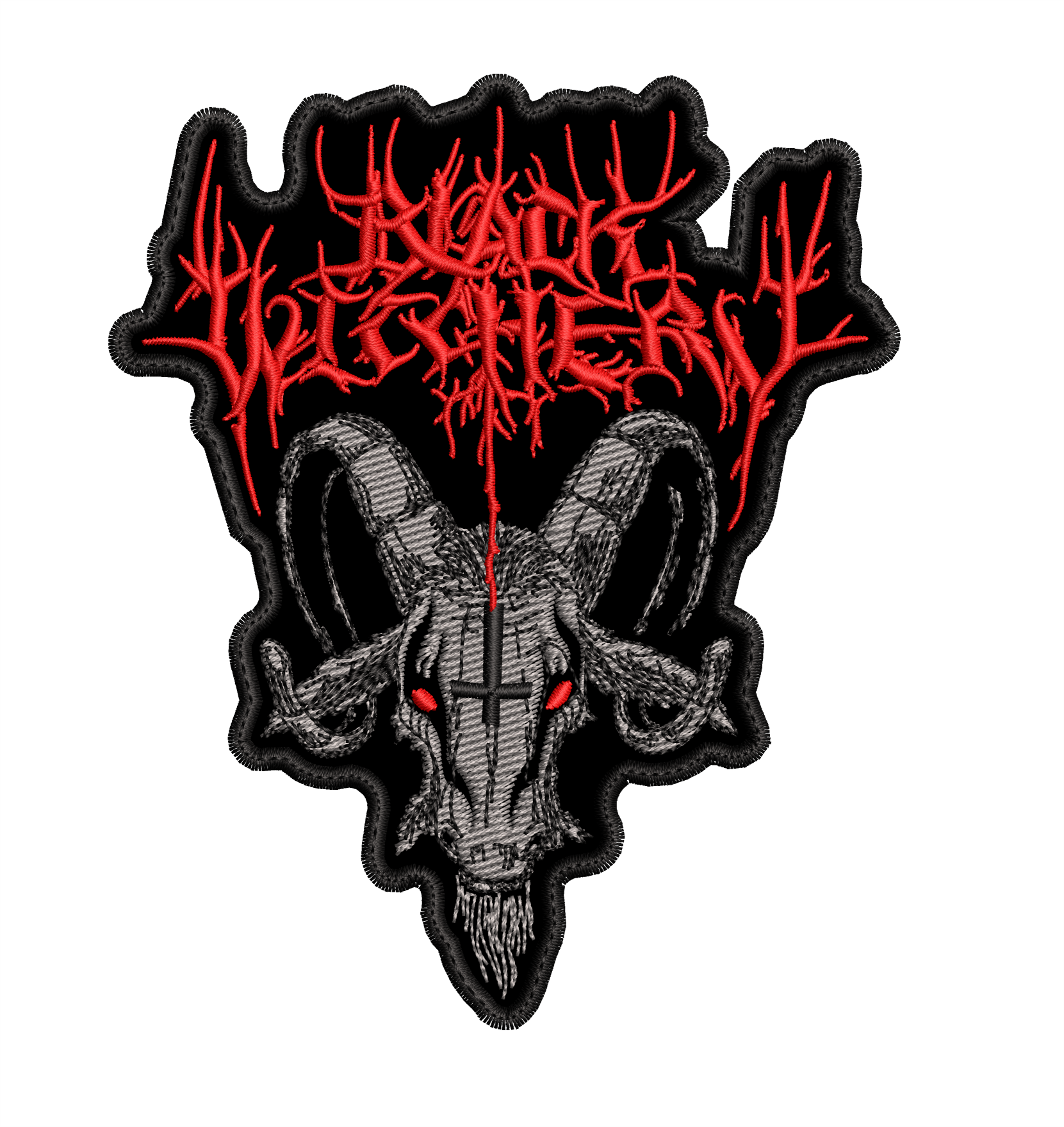 Parche Bordado BLACK WITCHERY Death Metal
