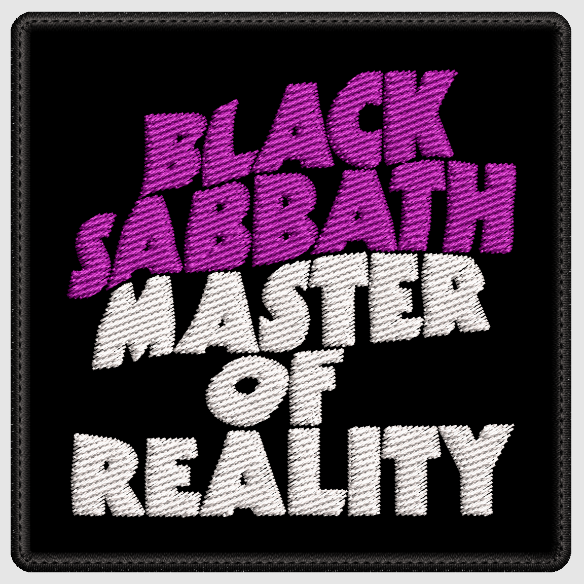 Parche Bordado BLACK SABBATH Heavy Metal