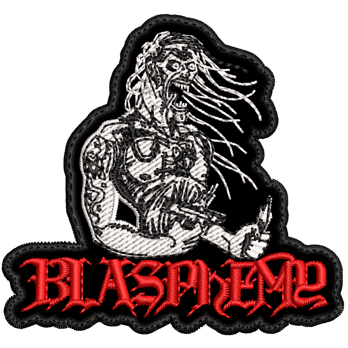 Parche Bordado Mini BLASPHEMY  Black Metal