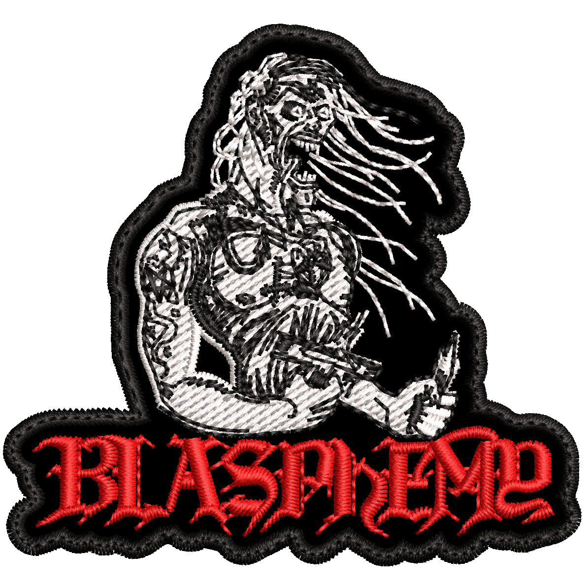 Parche Bordado Mini BLASPHEMY  Black Metal
