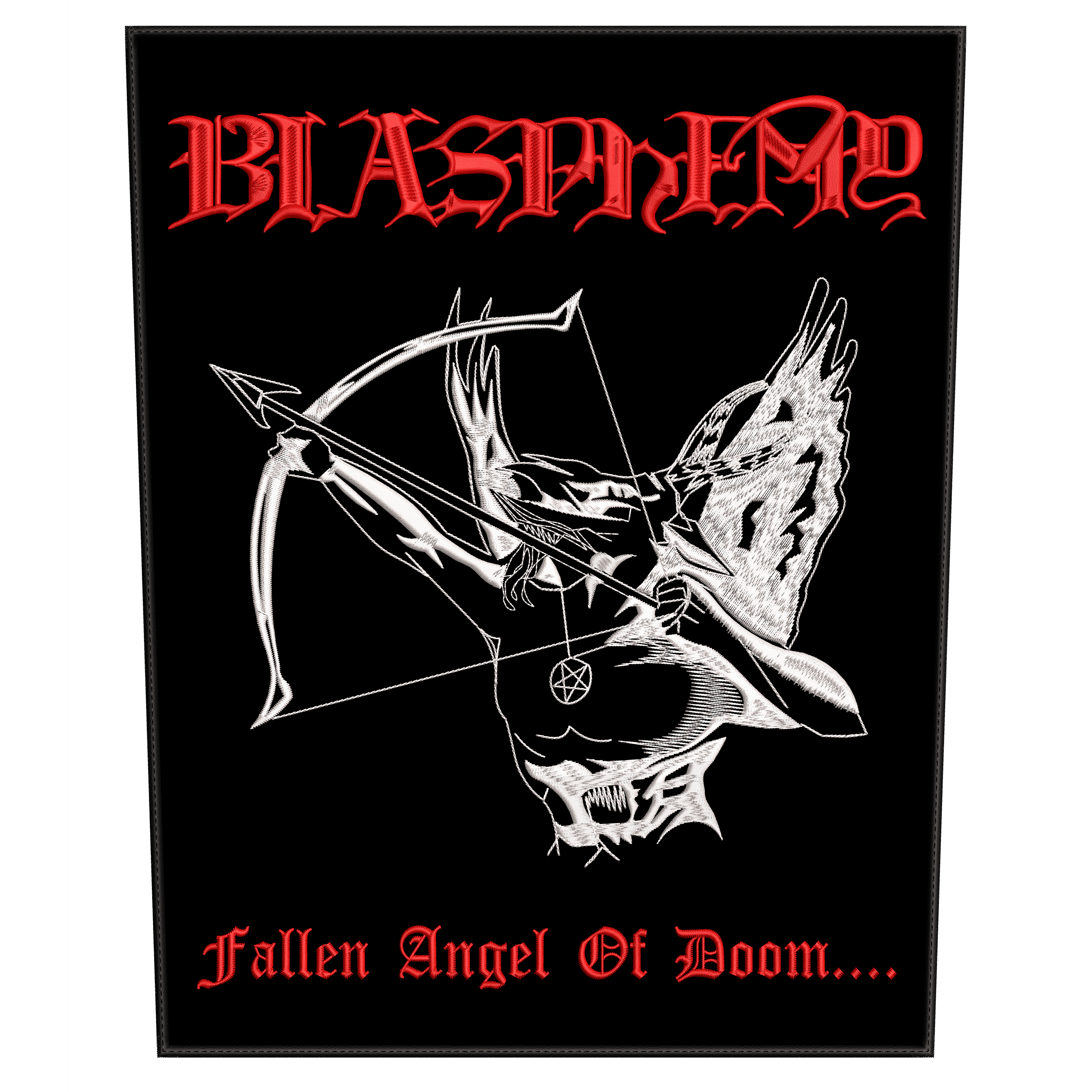 Espaldera Bordada BLASPHEMY Black Metal