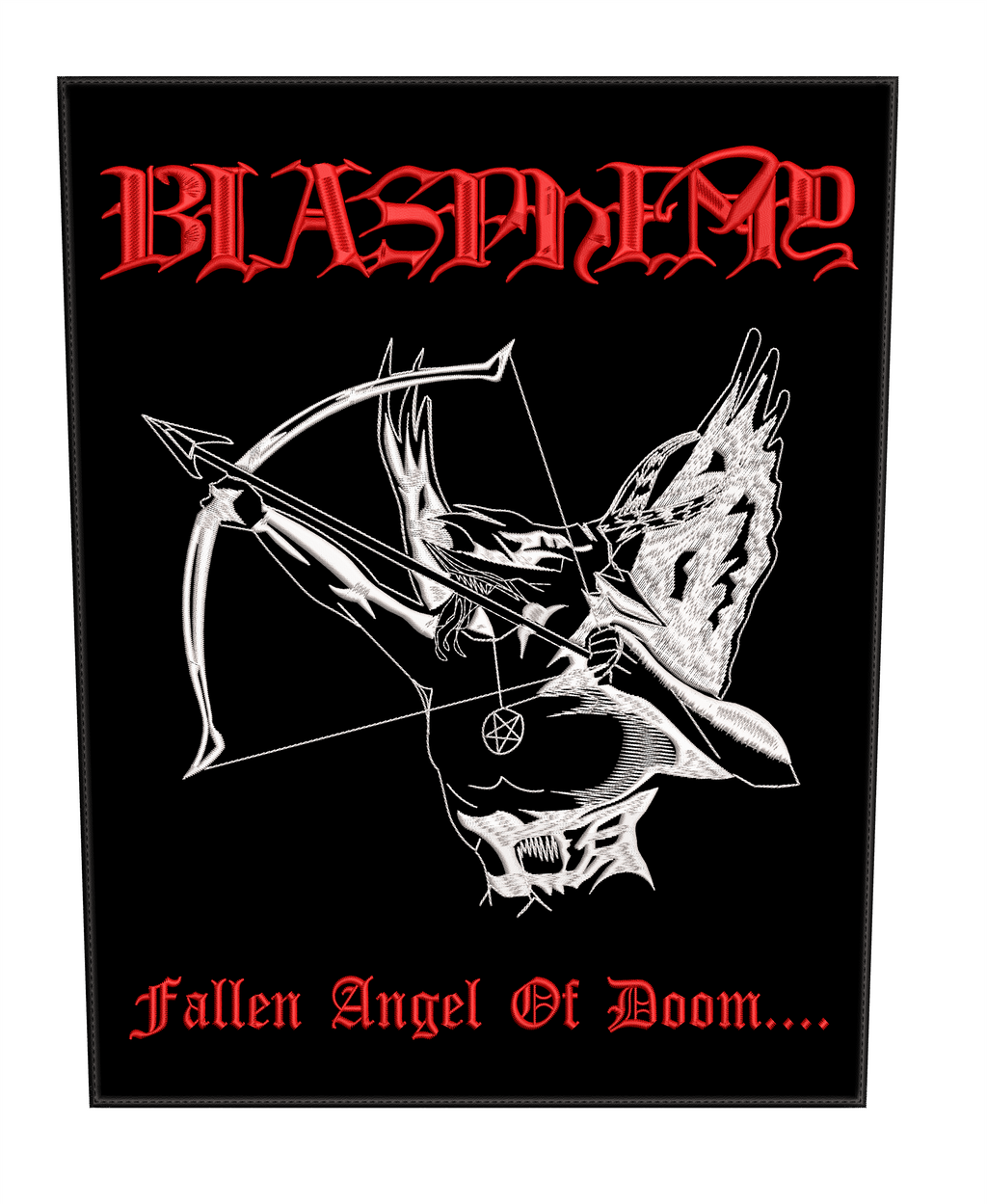 Espaldera Bordada BLASPHEMY Black Metal