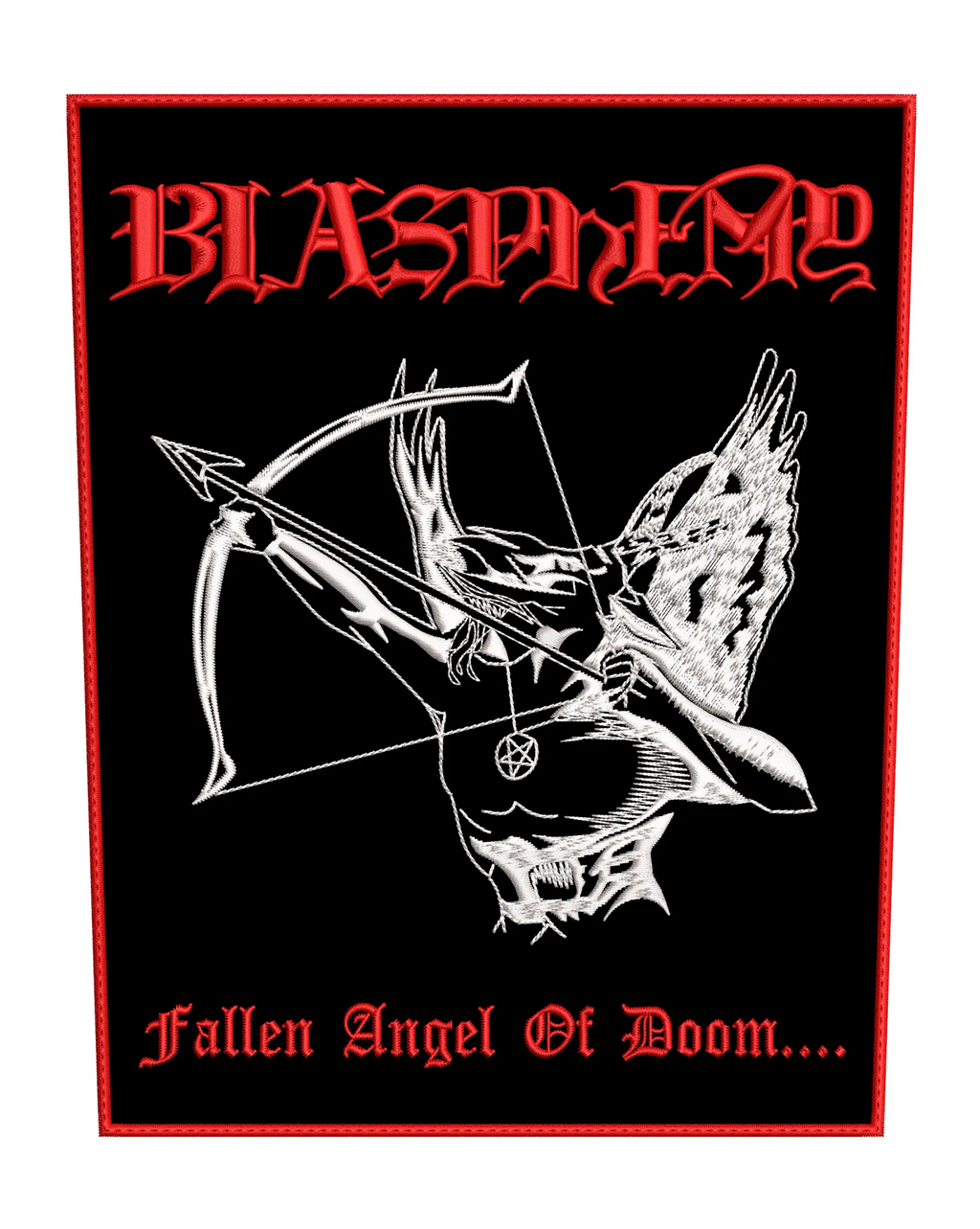 Espaldera Bordada BLASPHEMY Black Metal
