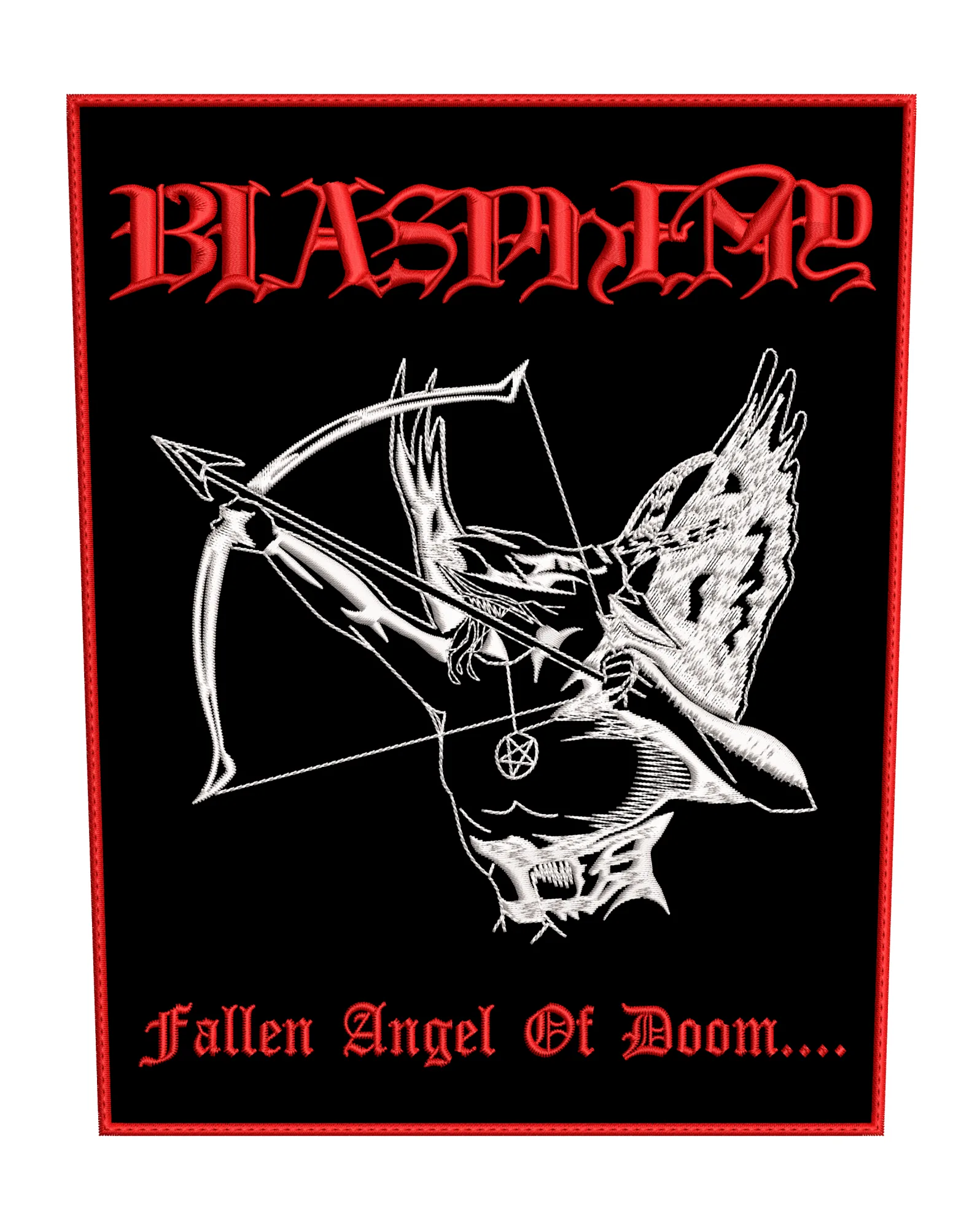 Espaldera Bordada BLASPHEMY Black Metal