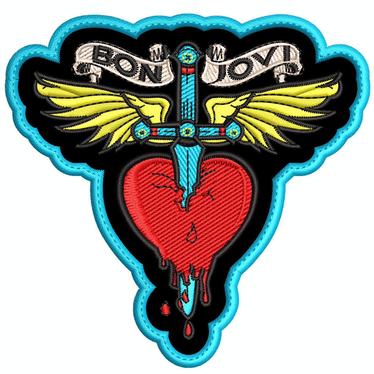 Parche Bordado BON JOVI Hard Rock