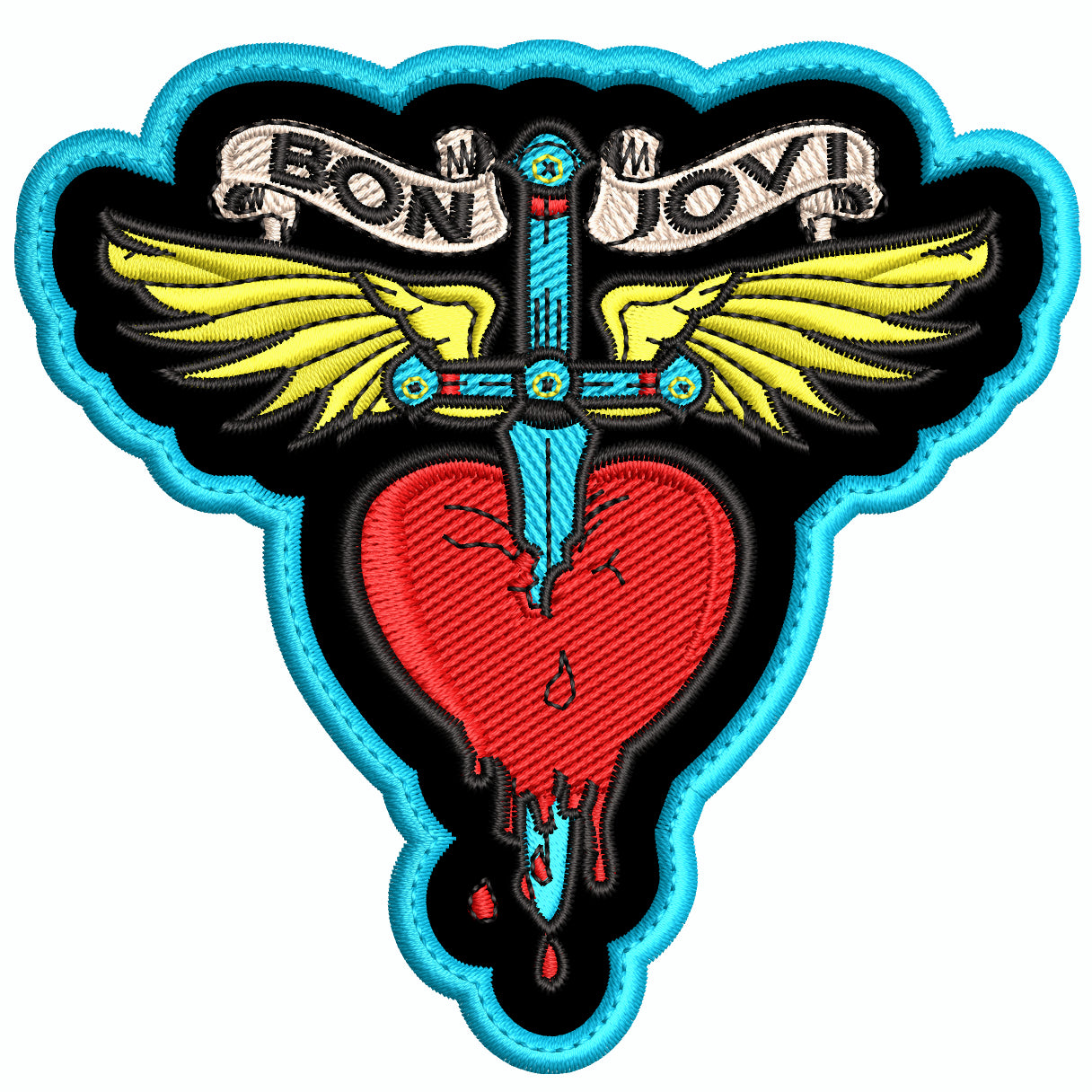 Parche Bordado BON JOVI Hard Rock