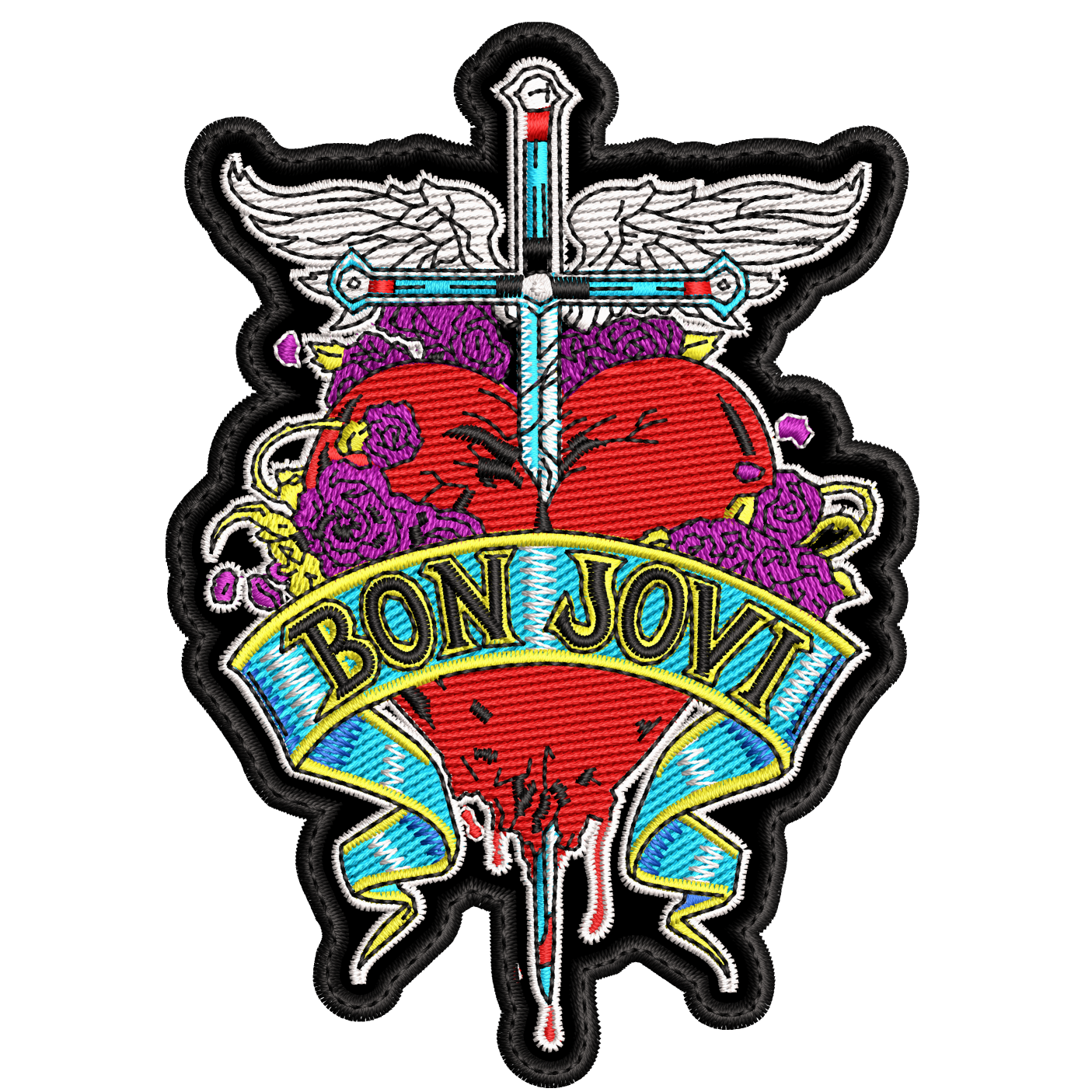 Parche Bordado BON JOVI Hard Rock