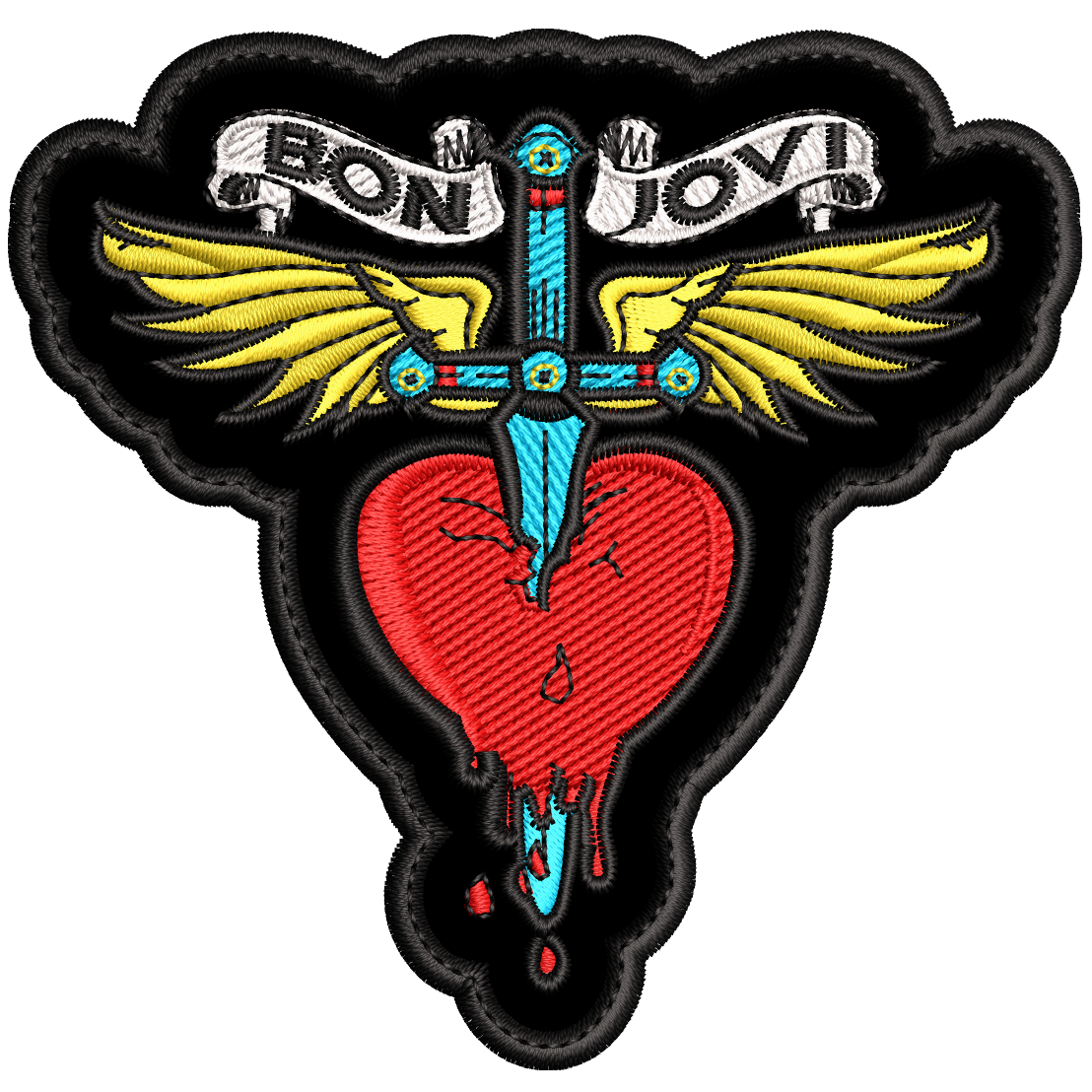 Parche Bordado BON JOVI Hard Rock