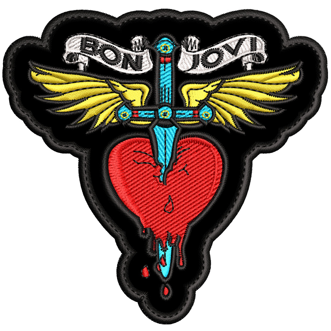 Parche Bordado BON JOVI Hard Rock