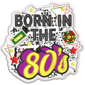 Parche Bordado BORN IN THE 80s