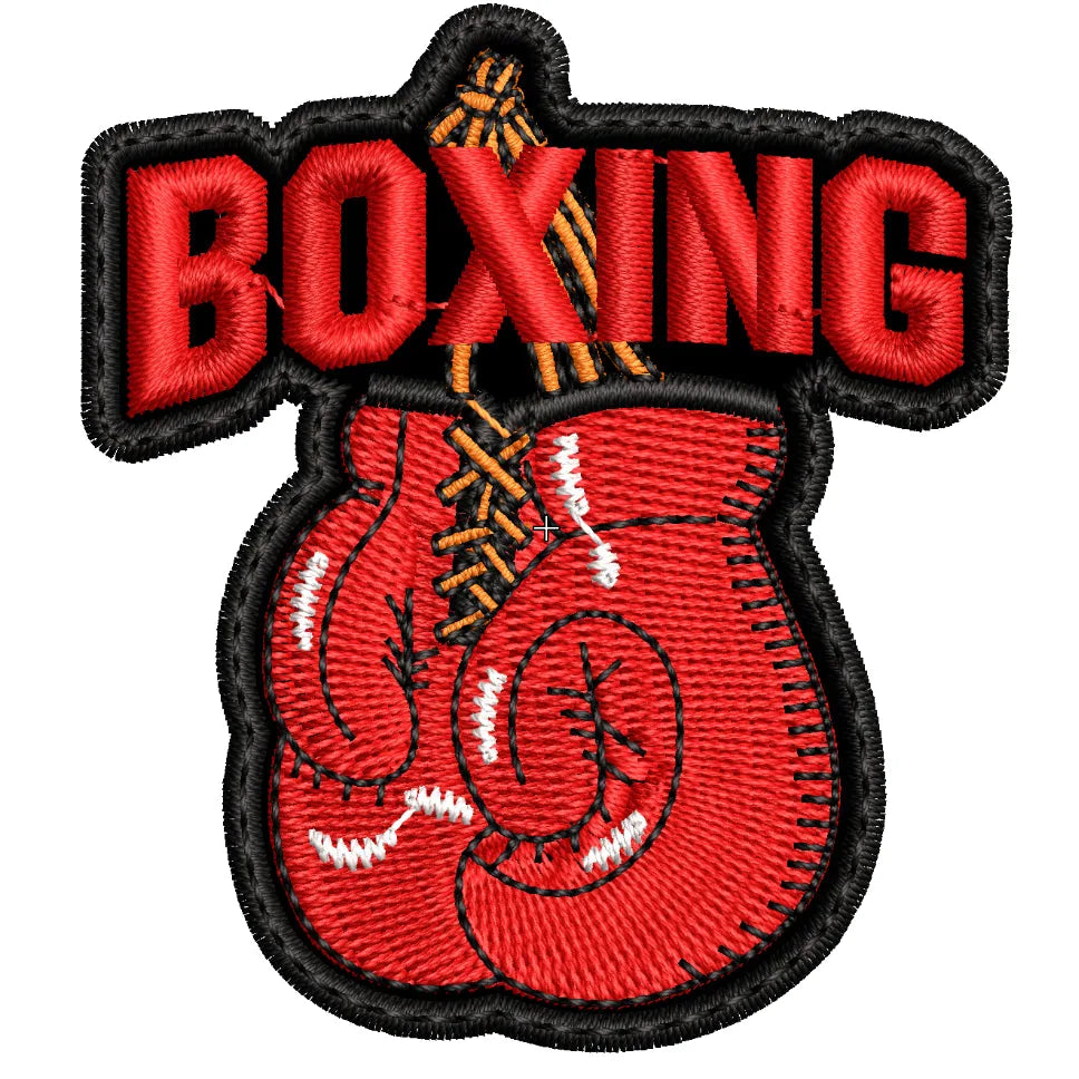 Parche Bordado Mini BOXING