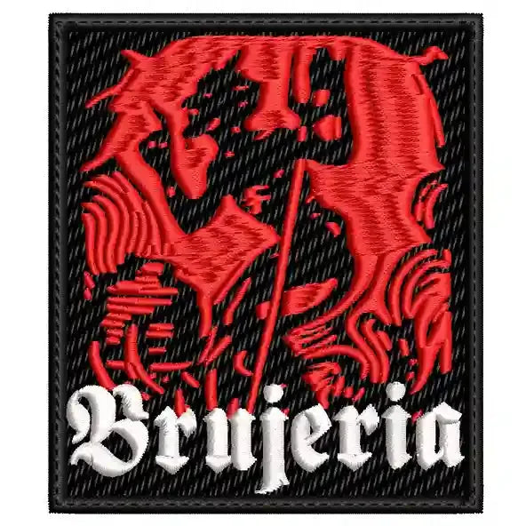 Parche Bordado BRUJERIA Death Metal