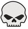 Parche Bordado CALAVERA Harley Davidson Biker Life