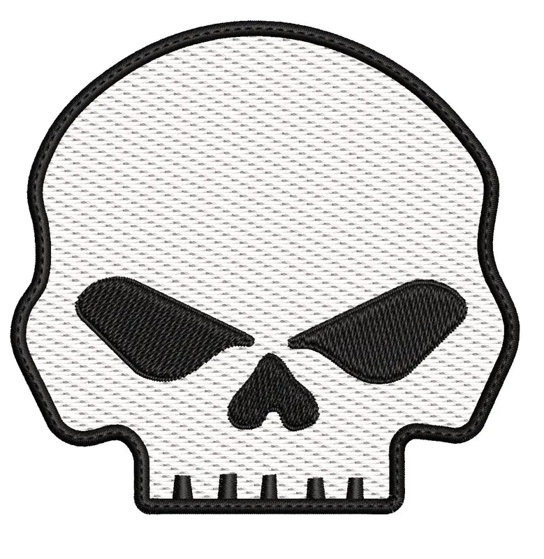 Parche Bordado CALAVERA Harley Davidson Biker Life