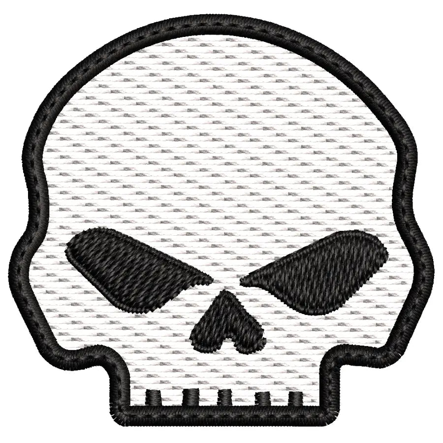 Parche Bordado Mini CALAVERA Harley Davidson Biker Life