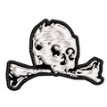 Parche Bordado Mini Calavera REVENGE War Metal