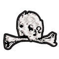 Parche Bordado Mini Calavera REVENGE War Metal
