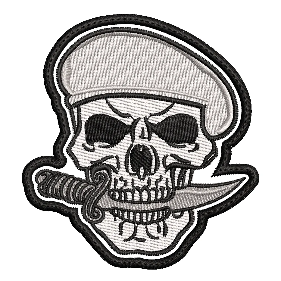 Parche Bordado CALAVERA TACTICO