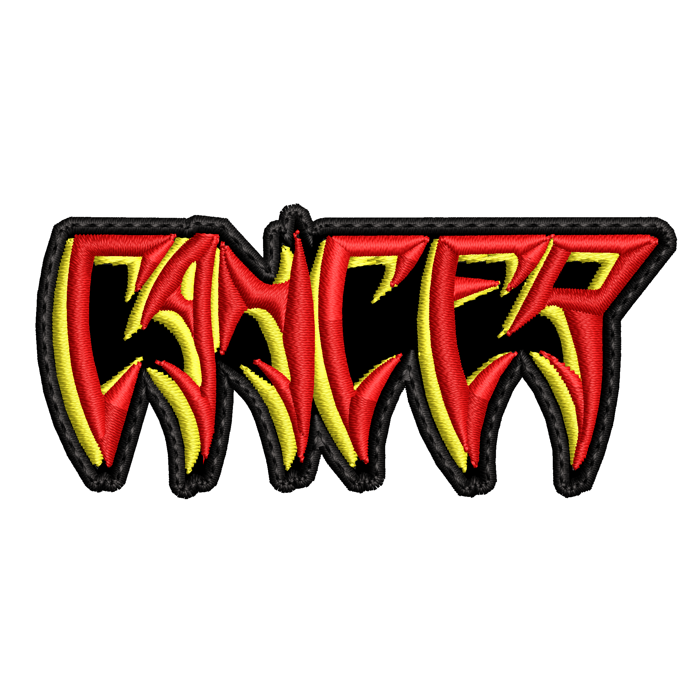 Parche Bordado Mini CANCER Death Metal